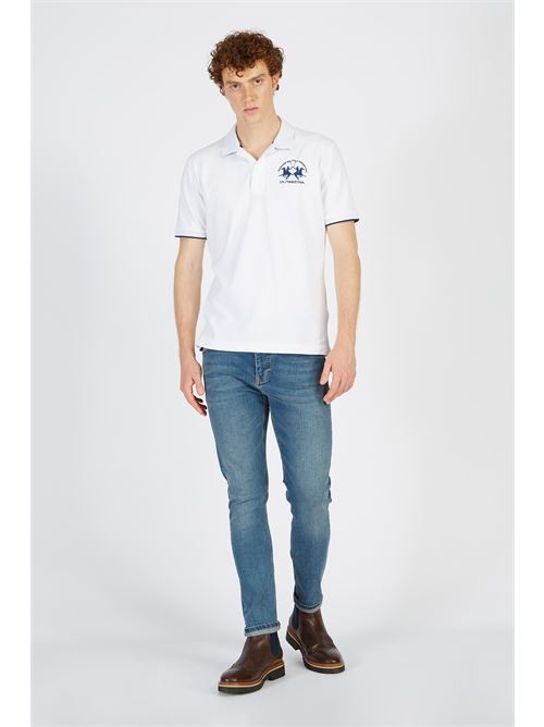 MAN POLO S/S PIQUET PIQUET STR LA MARTINA | CCMP01-PK001/00001